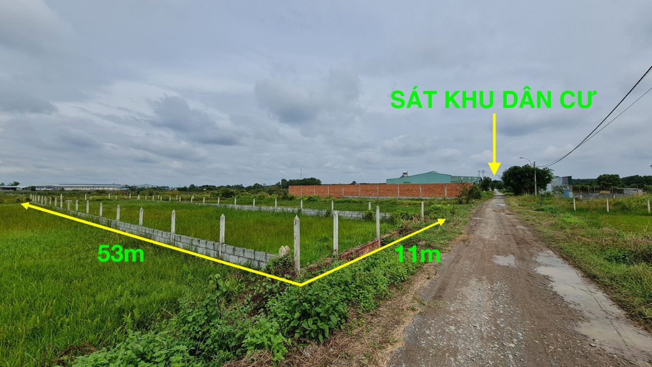 Ảnh nhà đất Đất Vườn Củ Chi xã Tân Thạnh Đông 600m2 11x53m đường lớn xe tải chạy gần KDC