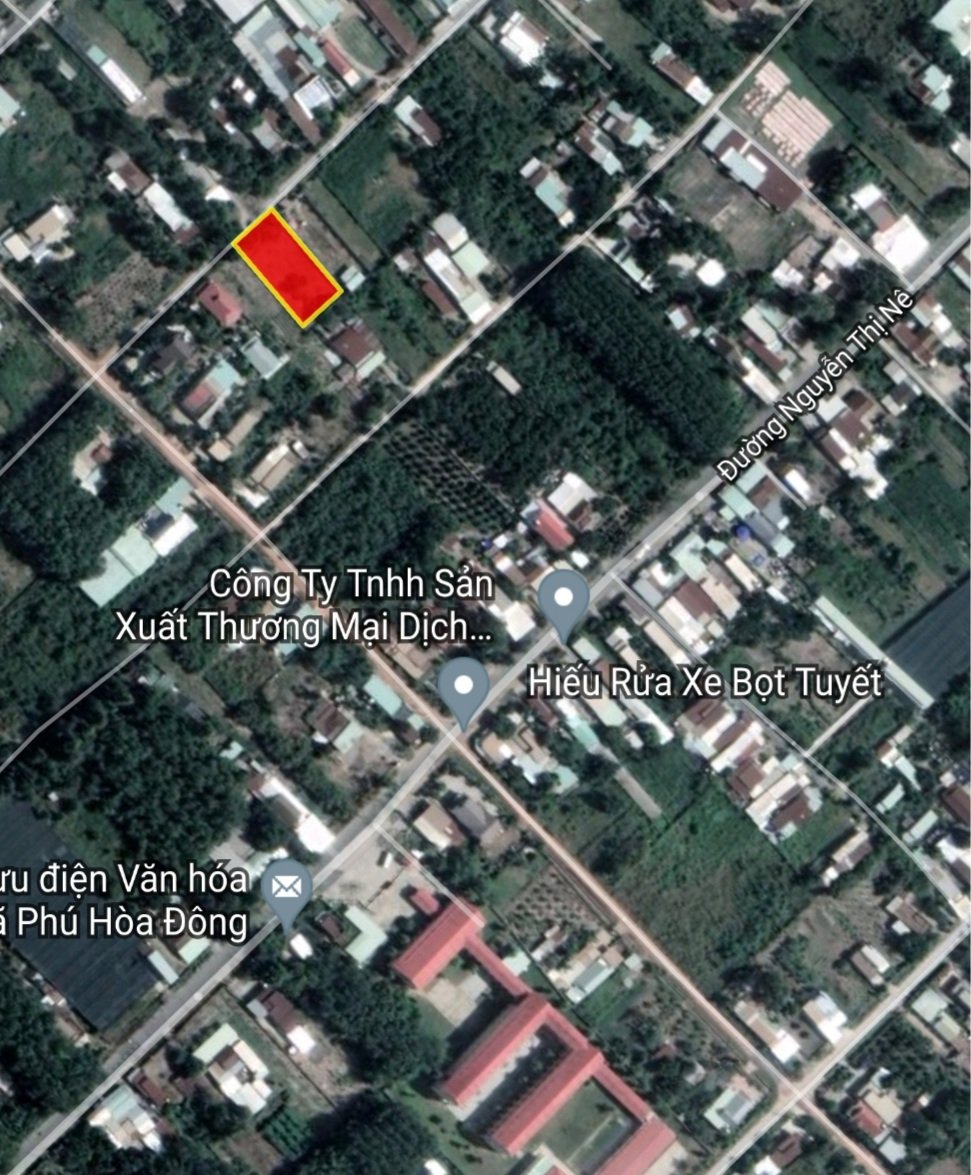 Ảnh nhà đất ĐẤT ĐẸP CỦ CHI, SỔ VUÔNG VỨC 1000m2 thổ cư 300m đường 12m cách Nguyễn Thị Nê 300m